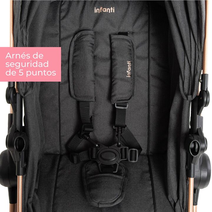 Cochecito Travel System Infanti Romanzo Bronce - Vista 16