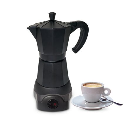 Cafetera electrica italiana con base Suono