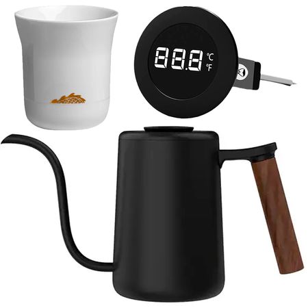 Kit de TimeMore Cafetera Manual Termómetro Digital Taza de Café