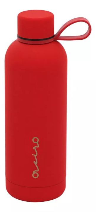 Botella De Acero Inoxidable Para Agua Oreiro Love 500 ml 18391 Rojo - Vista 5
