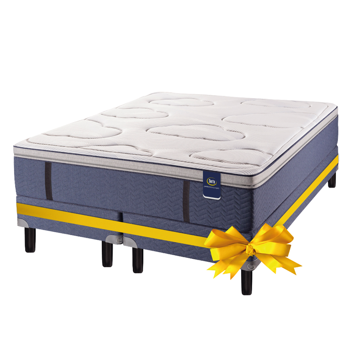 Promo Colchon Serta Pensilvania King 180x200 Pillow Espuma Inteligente + Sommier de Regalo - Vista 2