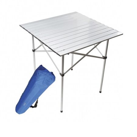 Mesa Plegable De Aluminio C/ Tapa De Aluminio ( MES-3)
