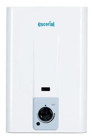 Calefon Escorial 14 Lts Tiro Natural Automatico Sin Piloto! Blanco GN
