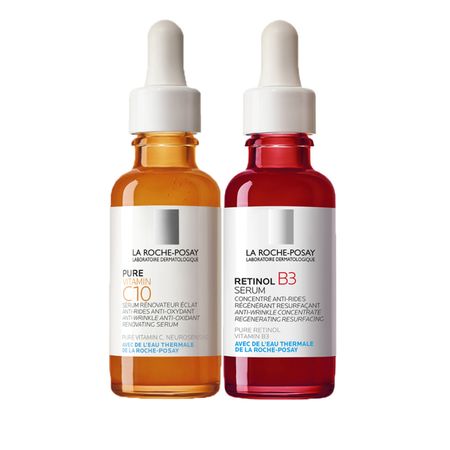 Set Pure Vitamin C10 + Retinol B3 La Roche Posay Serum