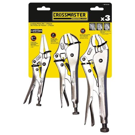 Set Pinza De Presion 3 Pcs Crossmaster
