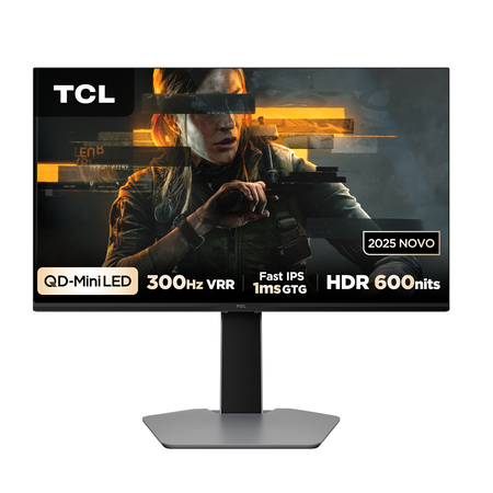 Monitor TCL 25" 25G64 Full HD QD-Mini LED 300Hz Gaming