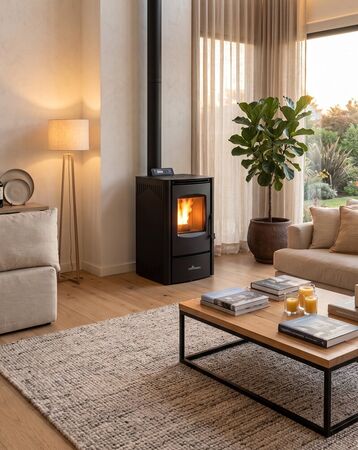 Calefactor a pellet Tromen 7KW