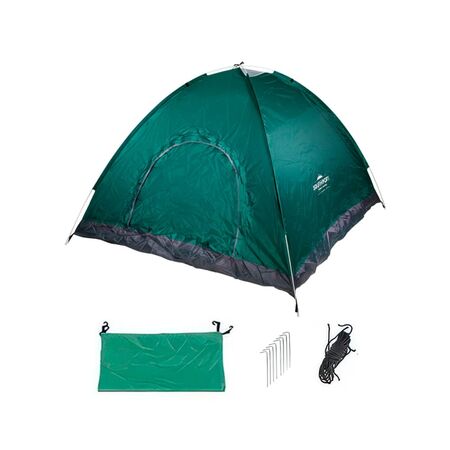 Carpa Verde Gadnic 4 Personas Automática Impermeable con mosquitero