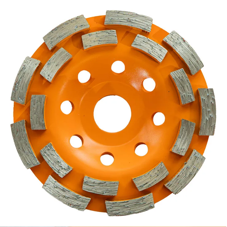 Copa De Desbaste Diamantada Dentada 115 Mm Lusqtoff L15310 Naranja