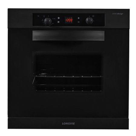 Horno a Gas Longvie Grafito 68,5L Display Turbo Ventilación Tangente