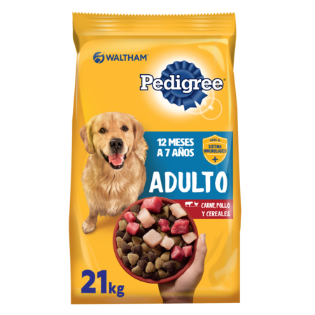 PEDIGREE ALIMENTO SECO PERRO ADULTO CARNE POLLO CEREAL 21KG