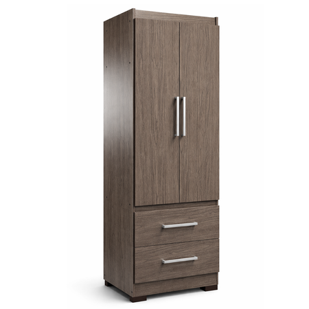 Placard Ropero de 2 Puertas y 2 Cajones Dakota Maximo Fortaleza