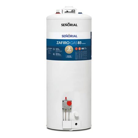termotanque a gas 85 litros carga superior señorial