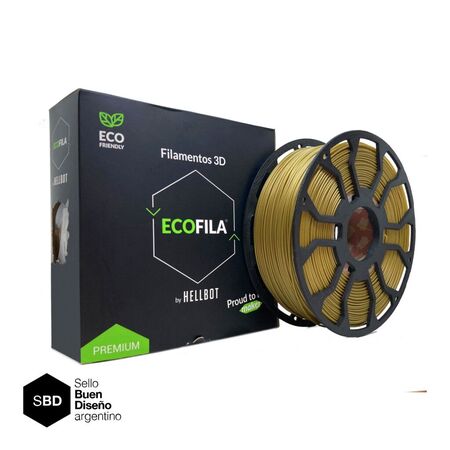 Filamento PLA 3D Hellbot  Dorado