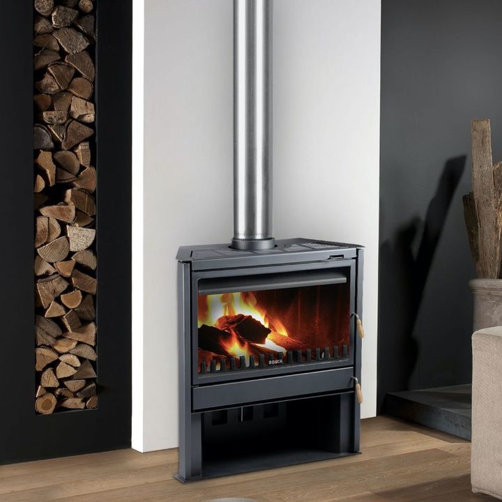 Calefactor Chimenea Insertable Bosca a leña 850 Freestanding - Vista 3