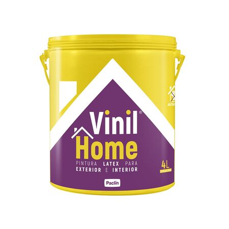 Pintura Latex Vinil Home Interior Exterior 4 lts Blanco
