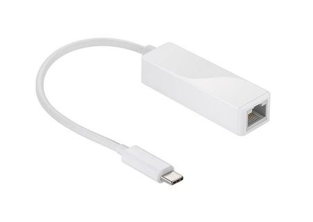 CABLE ADAPTADOR USB TIPO C A ETHERNET RJ45 10/100 MBPS (KL-002)