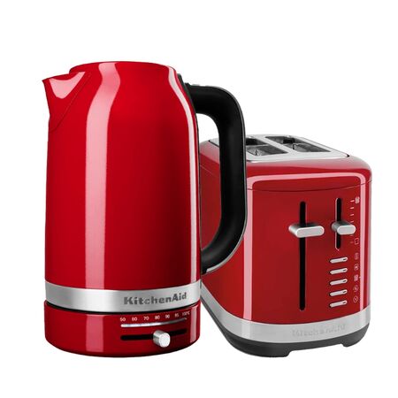 Combo KitchenAid Tostadora 2 Panes + Pava  1,7L Empire Red