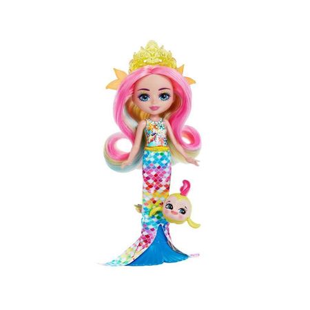 Muñeca Enchantimals Reina Radia Arcoíris Mattel FNH22-RADIA