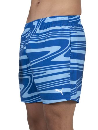 Short de Baño Puma Formstrip Mid Hombre Moda Azul