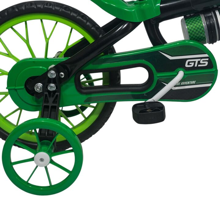 Bicicleta rodado 12 GTS con cantimplora verde - Vista 10