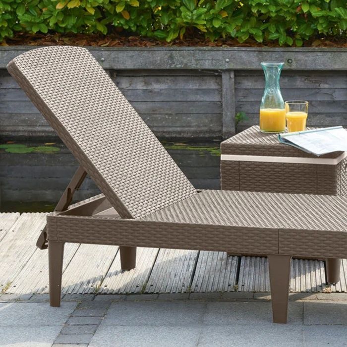 Reposera Camastro Keter Rattan Jaipur Cappuccino - Vista 4