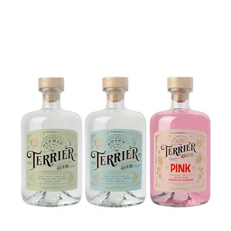 Set Gins Terrier Seleccion x 3 Con Estuche