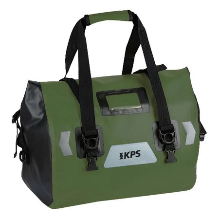 Bolso Estanco Drop 66l Moto Viaje Nautica Reflectivo Valvula Verde
