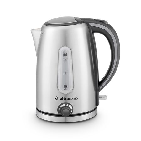 Pava Eléctrica Ultracomb 1,7 Lt 2200 W Corte Mate Inoxidable Pe-4916