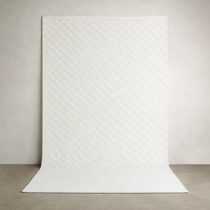 Alfombra simil Yute Off White - 250x350 cm - Vista 4
