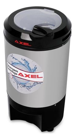 Secarropas Centrífugo Axel 6.5kg Acero Inoxidable Ax-4002 Plateado