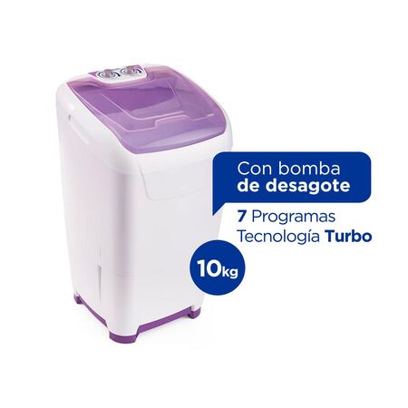 Lavarropas Semi Automático Columbia LSC 10001 de 10 kg C/Bomba de desagote