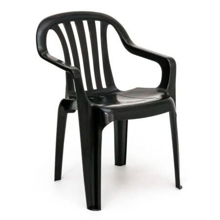 Sillon Avelino 105/002 Plastico Ecologico Negro de Exterior