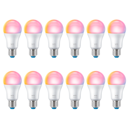 Lampara Led Inteligente Wiz Wifi Smart Color E27 Rgb x12 Un