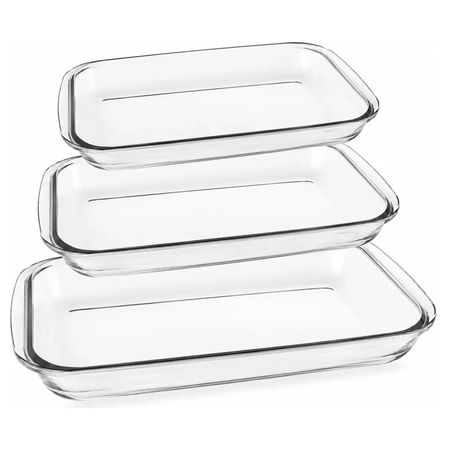 Fuente Rectangular X3 Unidades Horno Microondas Marinex