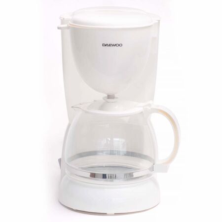 CAFETERA DE FILTRO DAEWOO DE 1.25 L BLANCA
