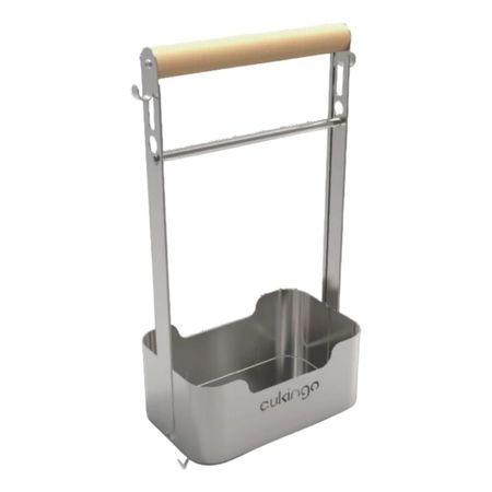 Organizador De Utencilios De Parrilla Acero Inox Cukingo 44,5x23,5x15 cm