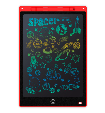 Tableta Gráfica Roja Gadnic Infantil 12" Escritura Digital y Dibujo