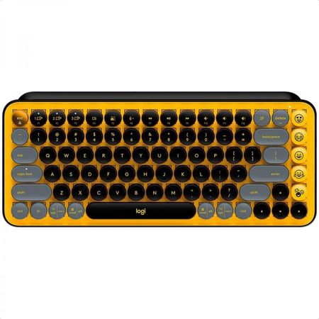 TECLADO LOGITECH POP KEYS MECANICO YELLOW 
