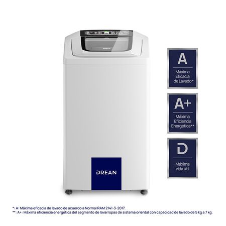 LAVARROPAS DREAN CONCEPT NEO FUZZY 6.5 BLANCO C/SUPERIOR - 4609894