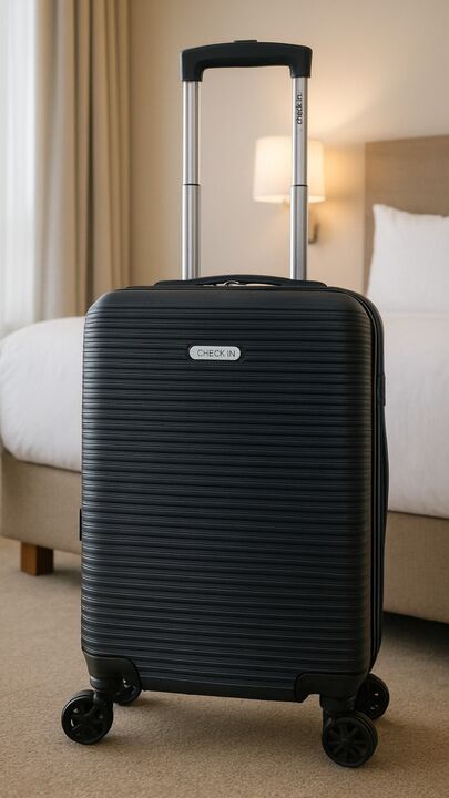Valija Check In 20 Pulgadas Negro Expandible 39119 Carry On - Vista 6