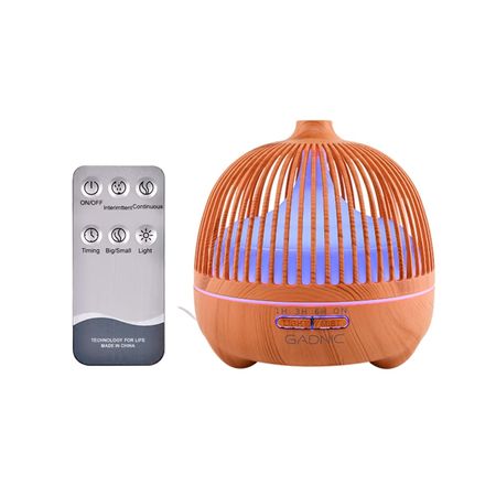 Humidificador Aromático Gadnic Aromaterapia Tipo Madera 500ml