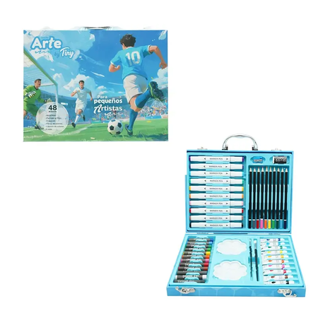 Set Valija Arte Tiny Futbol 48P 56575
