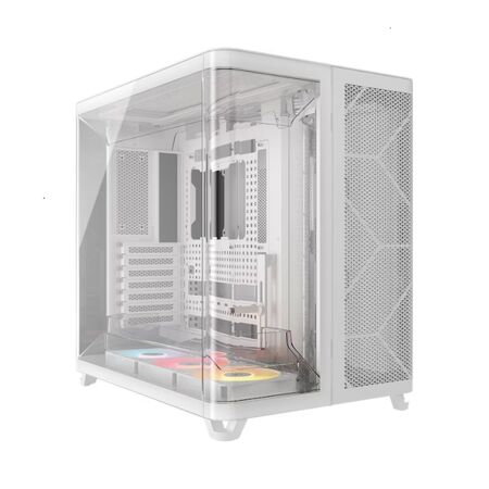 Gabinete Corsair AIR 5400 RS ARGB Mid-Tower TG White