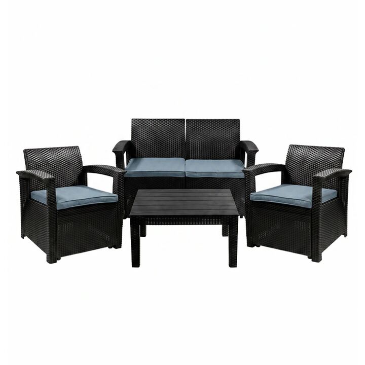 Juego De Living Jardin Exterior Gadnic Komfort 2 Cuerpos - Vista 1