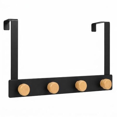 Perchero colgante SOBRE PUERTA 4 ganchos