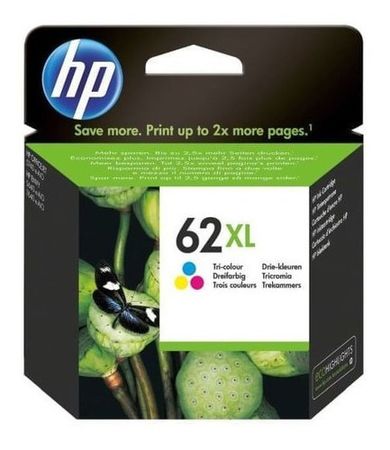 Cartucho De Tinta Hp 62xl Tricolor Original Para Hp Officejet