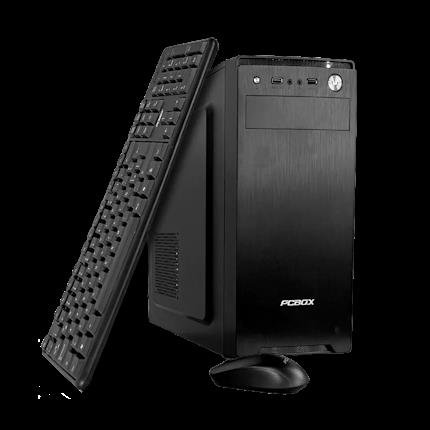 PC PCBOX INTEL CORE I3 14100 MBB, 8GB, 240GB SSD, TECL Y MOUSE, SIN SISTEMA