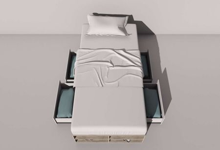 Box Juvenil 0,90m 4 Cajones Nevado|everest