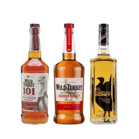 Set Whiskys Wild Turkey Seleccion x 3 Con Estuche